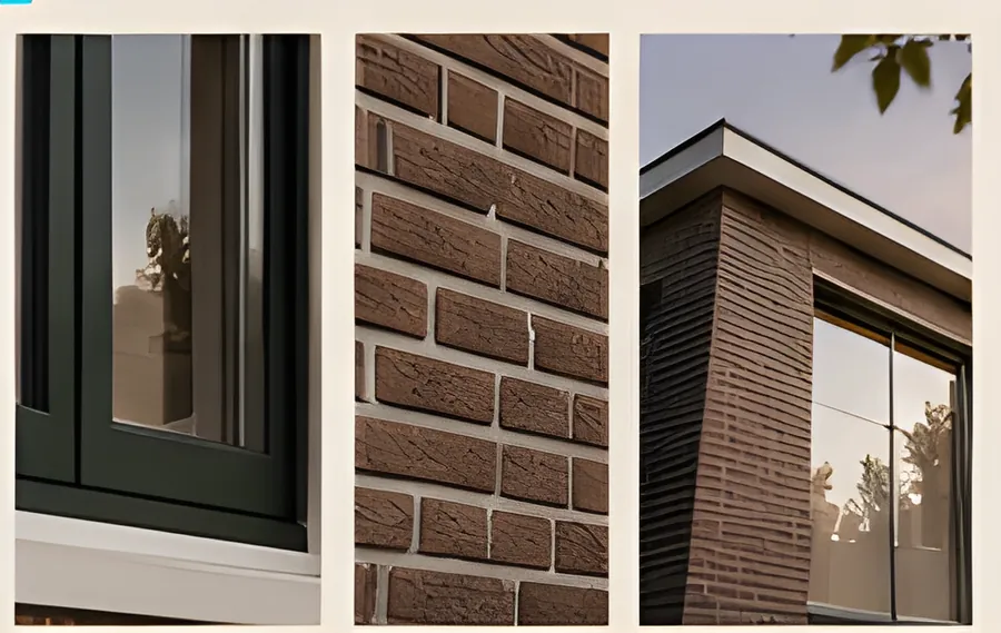 Details: kozijn in monumentengroen, baksteen en aansluiting op de bestaande woning