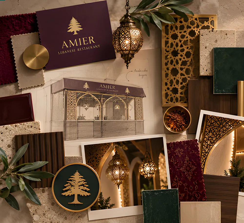 Moodboard Amier Restaurant
