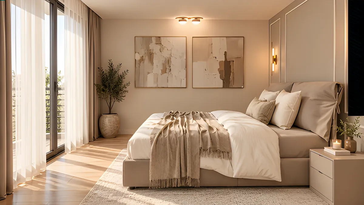 Slaapkamer, 3D-visualisatie